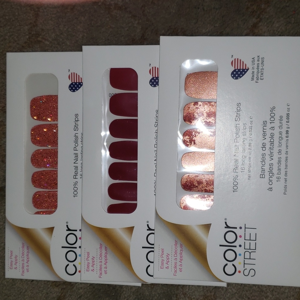 Color street nail strips